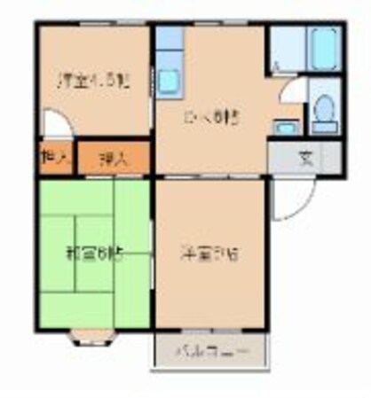 陸前高砂駅 徒歩9分 1階の物件間取画像